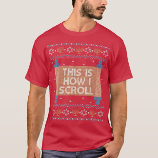 T-shirt Drôle Hanoukka laide doux cadeau juif Comment je S