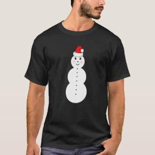 T-shirt Drôle HAPPY Jeezy Snowman hiver Santa Hat CADEAU