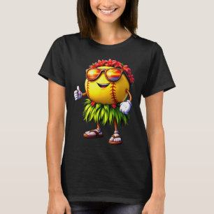 T-shirt Drôle Hawaii Softll Ll Hawaïen Tropical Été Va