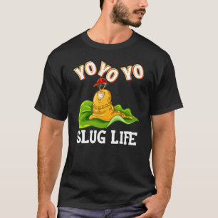 T-shirt Drôle Hip hop Gangster Slug Life Gardener Gag
