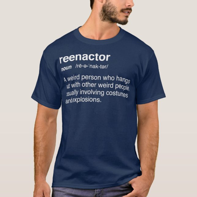 T-shirt Drôle Histoire des États-Unis Réacteur de guerre c (Devant)