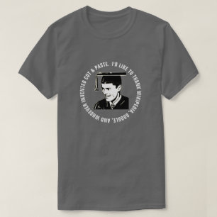 T-shirt Drôle Homme Graduation Gratitude