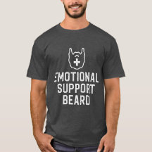 Drôle Homme's Emotional Support Beard Joke Gift