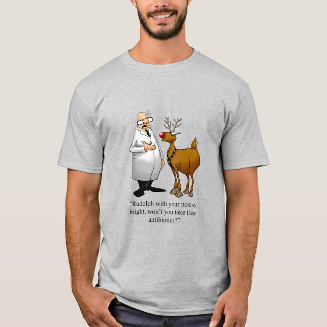 T-shirt Drôle Humour de Noël Tee - shirt (Devant)