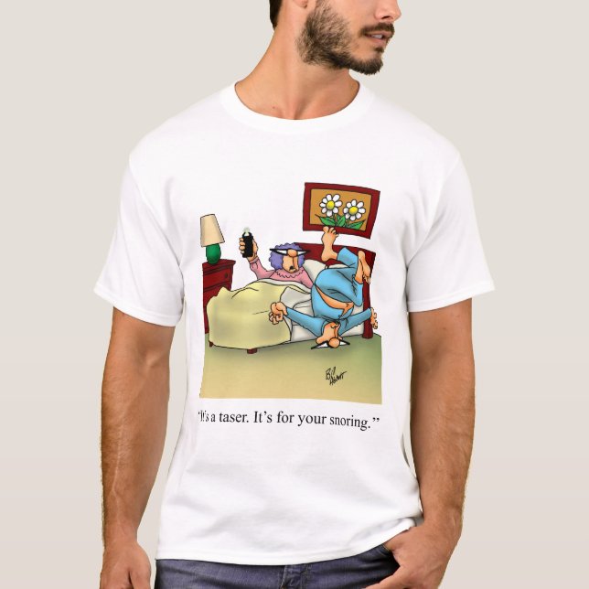T-shirt Drôle Humour de ronflement Tee - shirt (Devant)
