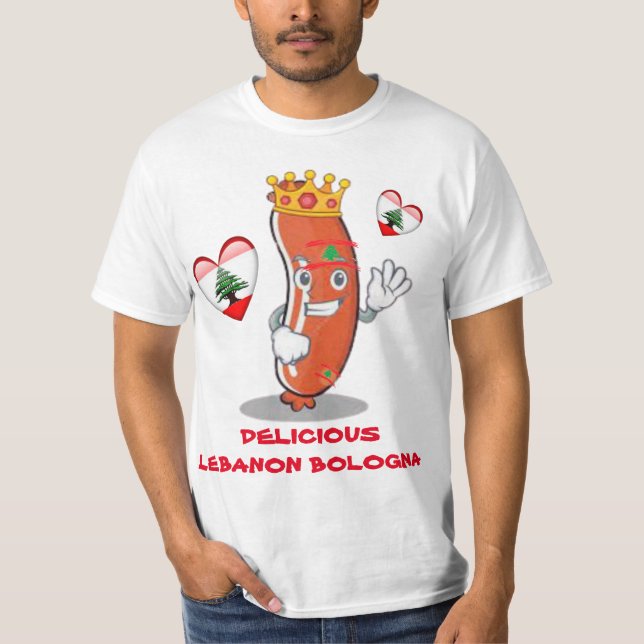 T-shirt Drôle Humour libanais Liban Bologne (Devant)