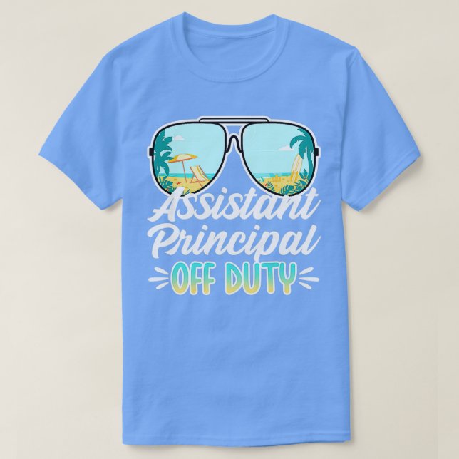 T-shirt Drôle I Assistant Principal hors service I (Design devant)