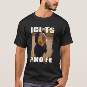 T-shirt Drôle ICL TS PMO FR Ironique Capybara Meme Brainro