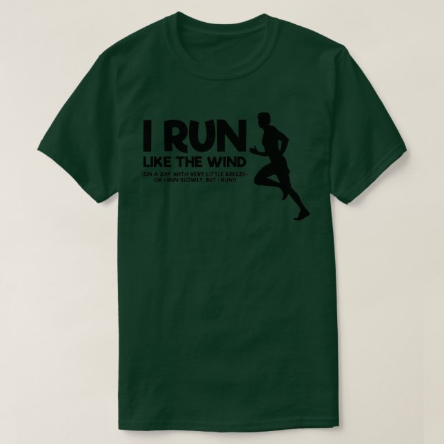T-shirt Drôle idée cadeau pour les coureurs lents (Design devant)