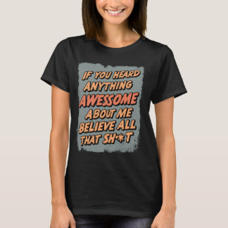 T-shirt Drôle Idée College Si Vous Avez Entendu Quelque Ch