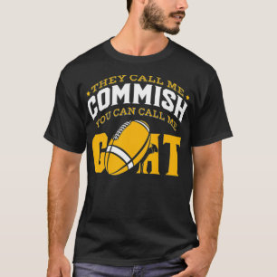 T-shirt Drôle Imaginaire Football Champion de chèvre Homme