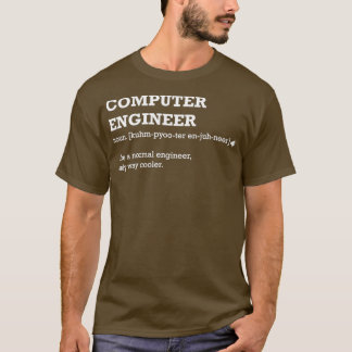 T-shirt Drôle Ingénierie Joke Définition Ingénieur Informa