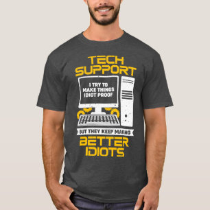T-shirt Drôle It Desktop Tech Support Specialist Cadeau