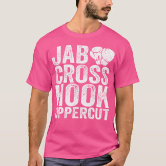 T-shirt Drôle Jab Cross Hook Uppercut Boxer Worker Kickbo