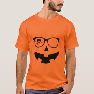 T-shirt Drôle Jack-o'-lantern Lunettes de soleil Citrouill