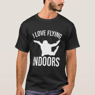 T-shirt Drôle J'adore Voler à l'intérieur vol en souffleri