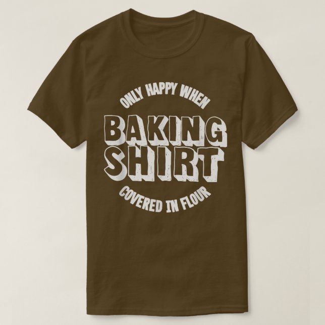 T-shirt Drôle J'Aime Cuire Pain Pâtisserie Cake Baker Chem (Design devant)