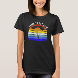 T-shirt Drôle j'aime être planer Saut en parachute Parach