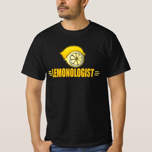 T-shirt Drôle, j'aime les citrons (Devant)