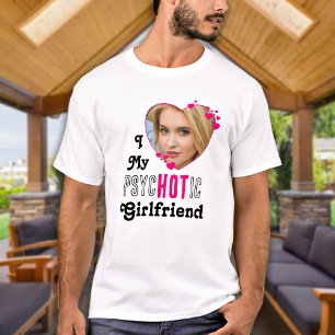 T-shirt Drôle J'Aime Ma Fille CHAUD Photo Personnalisée