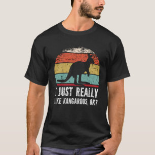 T-shirt Drôle J'Aime Vraiment Kangaroos D'Accord ?