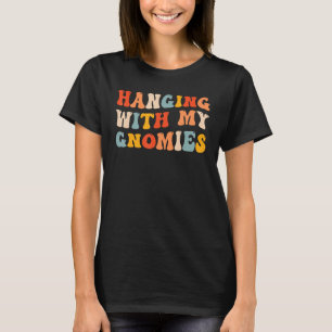 T-shirt Drôle Jardin Gnome Noël Noël Noël Noël avec accroc