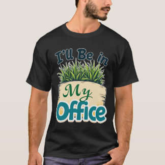 T-shirt Drôle Jardinage Vie Cadeau Manche Courte Tee