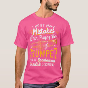 T-shirt Drôle Jazz Trumpet Player Dit Creative Jazz Tru