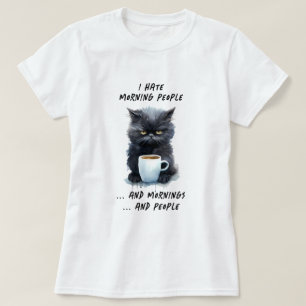 T-shirt Drôle Je déteste Morning Personnes & Matins & Pers