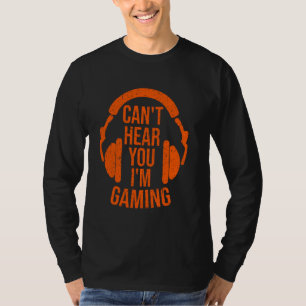 T-shirt Drôle Je Ne Peux Pas T'Entendre Cool Jeu Pour Homm