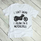 T-shirt Drôle Je ne ronfle pas Je rêve Je suis une moto (Créateur téléchargé)