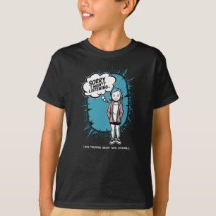 T-shirt Drôle je n'écoutais pas Tofu Scramble Design Vega