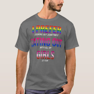 T-shirt Drôle Je Préfère La Cuisine, Mais Parfois Manger À