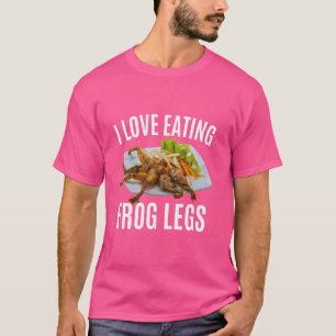 T-shirt Drôle Je raffole des cuisses de grenouille - cuisi