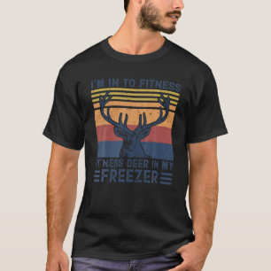 T-shirt Drôle Je suis dans Fitness Fit Ness Deer dans mon 