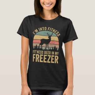 T-shirt Drôle Je suis dans Fitness Fitness Deer dans mon c