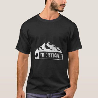T-shirt Drôle Je Suis Difficile Ski Skier Snowboard Montag