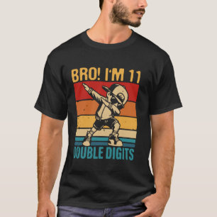 T-shirt Drôle je suis en Double Chiffres 11ème Anniversair