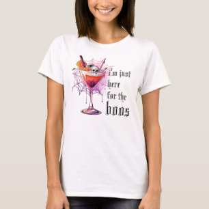 T-shirt Drôle je suis juste ici pour le costume d'Hallowee