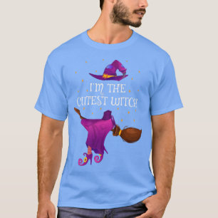 T-shirt Drôle Je Suis La Sorcière La Plus Cutte Halloween