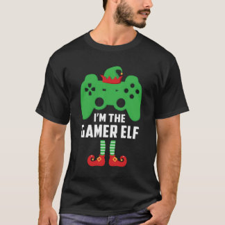 T-shirt Drôle Je Suis Le Gamer Elf Contrôleur Vidéo Jeu Ch