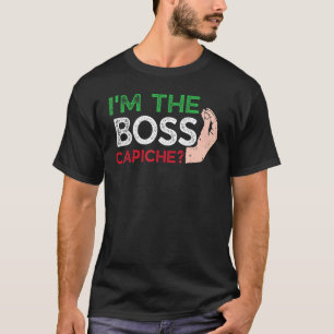 T-shirt Drôle, je suis le patron italien Nonna Nonno Capic