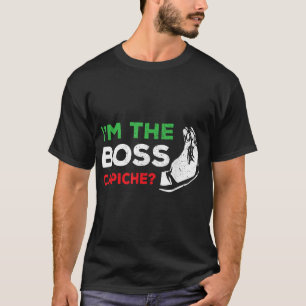 T-shirt Drôle Je suis le patron italien Nonna Nonno Capich