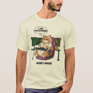 T-shirt drôle "Je Suis Programmeur Erreur de Gramm