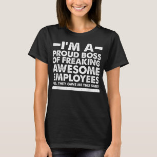 T-shirt Drôle, je suis un chef de famille de Freaking Awes