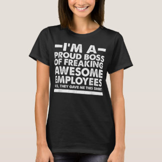 T-shirt Drôle, je suis un chef de famille de Freaking Awes