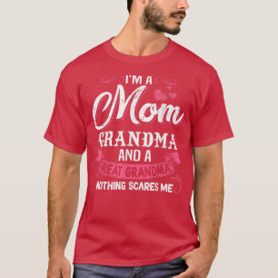 T-shirt Drôle, je suis une maman grand-mère et une grande