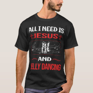 T-shirt Drôle Jésus Belly Danser Danse Bellydance Bellyda
