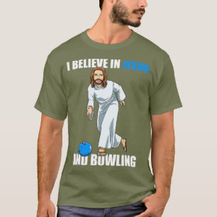 T-shirt Drôle Jesus Bowling cadeau