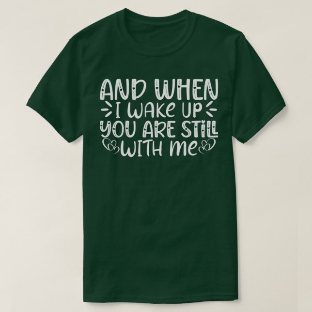T-shirt Drôle Jésus Cite Et Quand Je Me Réveille, Vous Ête (Design devant)